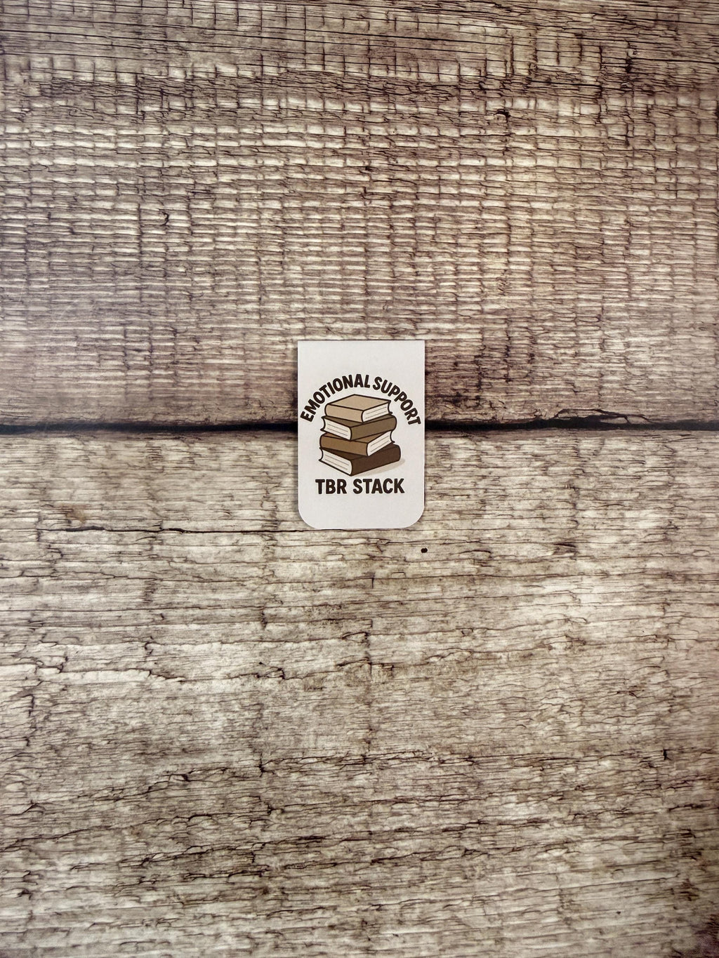Emotional Support TBR Magnetic Bookmark – Book Lover Bookmark – Page Marker Gift for Readers